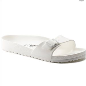 White Madrid Birkenstock Sandals